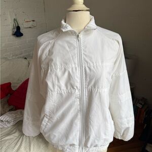 Men White Retro Jacket